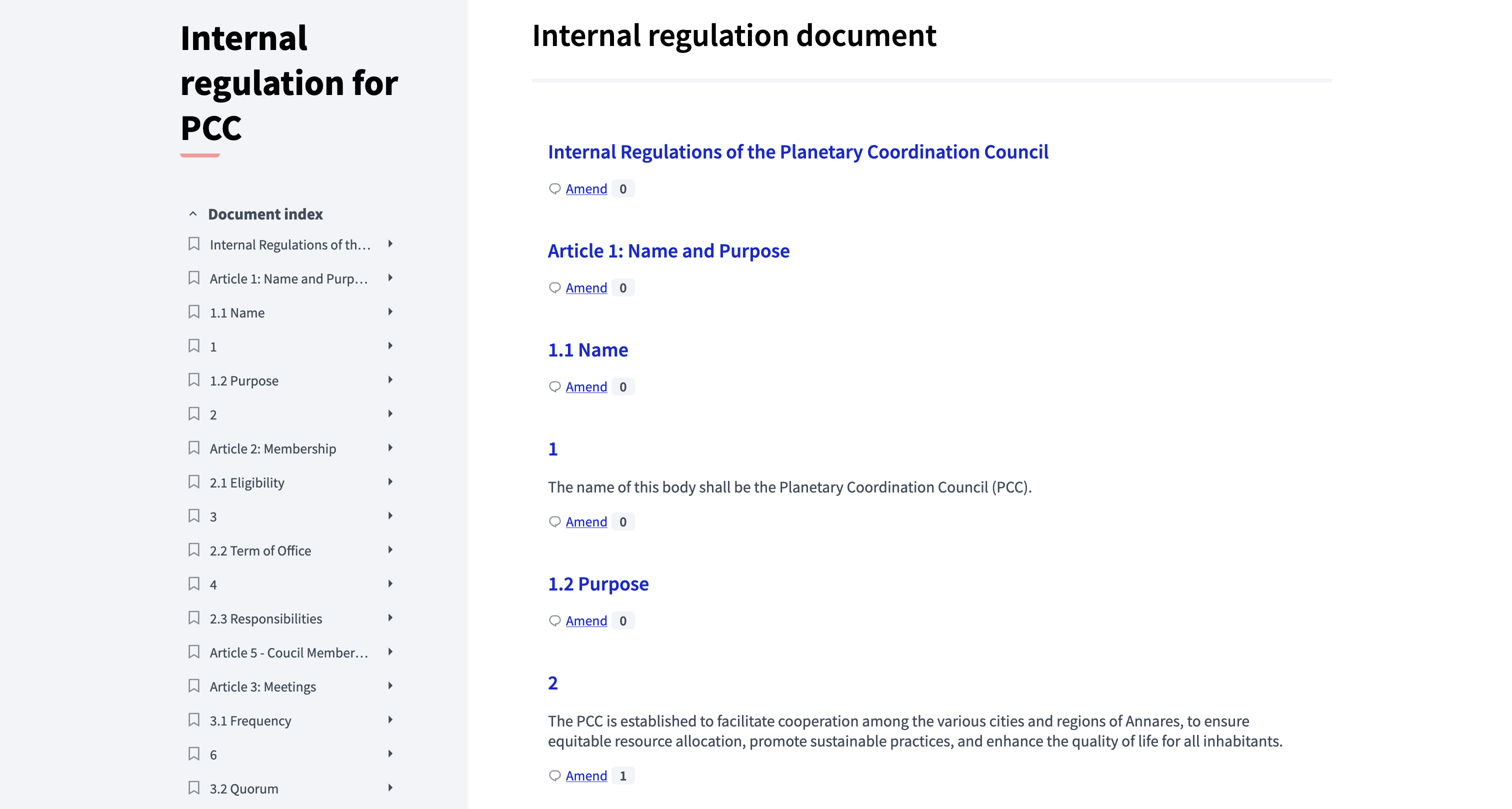 Participatory text example